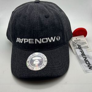 Aape by A Bathing APE hat - black denim cap- NWT